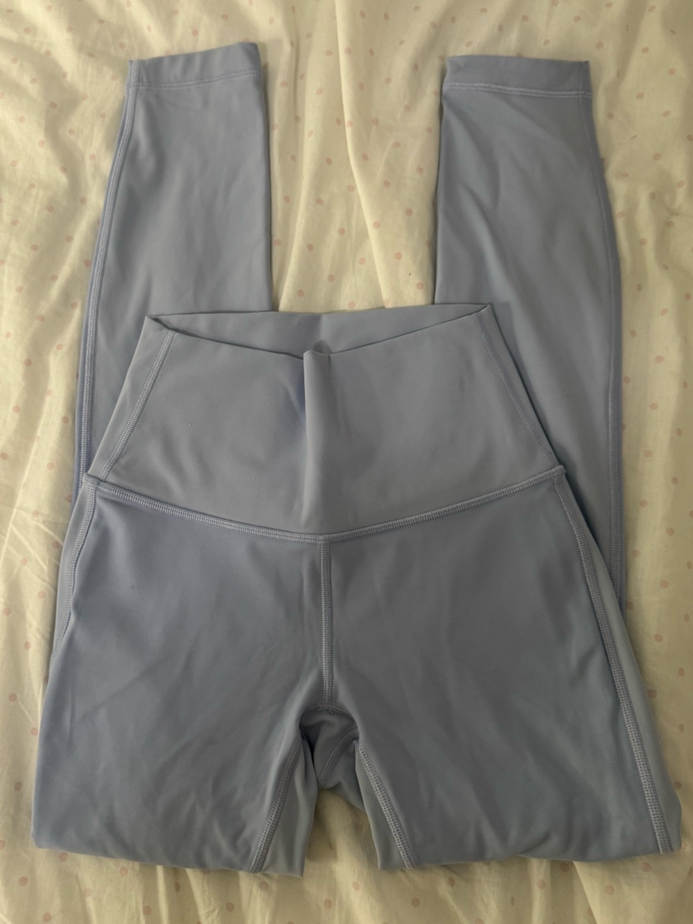 High-Waist Light Blue Women’s Performance Leggings